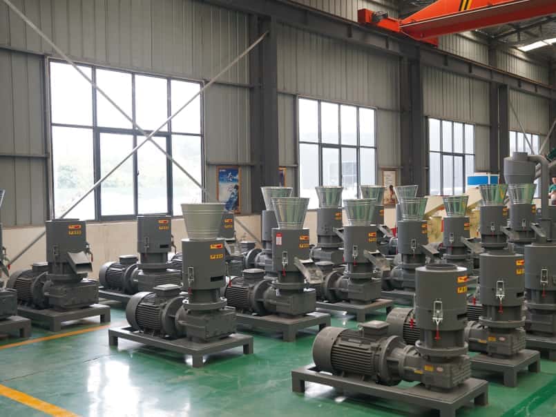 Austrian wood pellet production line with an output of 8 tons per hour