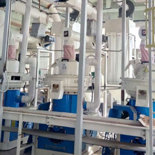 Austrian wood pellet production line with an output of 8 tons per hour